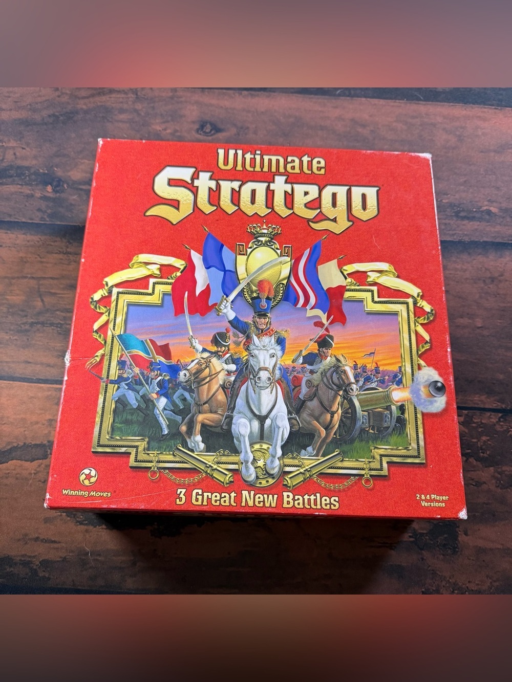 1997 Ultimate Stratego Deluxe Edition Winning Moves Board Game 3 New Battles